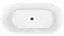 Ванна акриловая отдельностоящая Rea Mlano 170x73 whte REA-W2001 Белый - миниатюра 4