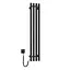 Электрический полотенцесушитель Navin Levante 210x1200 Sensor левый, черный муар 10-012033-4860, Черный матовый, Левое, Электронный - миниатюра 3