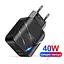 Зарядное устройство XON PowerCharge 40W (PD20) USB Type-C (PCWC040020A0С2B 6099) Черный - миниатюра 1
