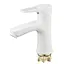 Змішувач для умивальника Zegor PUD1-A045YW одноважільний білий 30412 - мініатюра 2