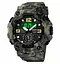 Наручний годинник чоловічий Skmei 1637 Army Green Camo, 1637CMGN (18441) - мініатюра 2