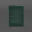 Кожаная обложка для военного билета 7.3 зеленая Crazy Horse - миниатюра 10