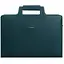 Жіноча шкіряна сумка для ноутбука і документів зелена - мініатюра 1