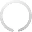 Стальная пластина DK для MagSafe Ring на скотче (Кольцо С / white) - мініатюра 1