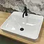Умивальник VBI Sora white врізний VBI-018066, Білий - мініатюра 2