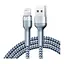 Дата кабель для зарядки айфонов REMAX Jany RC-124i USB - Lightning 8-pin Серебряный (1м) - миниатюра 2