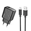 Адаптер сетевой Hoco Type-C cable rich single Port charger CS21A | 1USB, 18W/3A, QC | - миниатюра 1