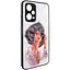 TPU+PC чохол Prisma Ladies для Xiaomi Redmi Note 12 Pro 5G Girl in a hat - мініатюра 1