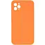 Чохол Epik Silicone Case Square Full Camera Protective AA NOLOGO для Apple iPhone 11 Pro 5.8 Помаранчевий/Papaya - мініатюра 1