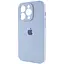 Чехол Epik Silicone Case Full Camera Protective AA для Apple iPhone 15 Pro 6.1 Голубой/Lilac Blue - миниатюра 3
