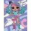 Картина по номерам "Tweens LOL Skate Dance Emma Emo" KHO1212, 30х40 см - миниатюра 1
