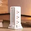 Сетевой фильтр-удлинитель Yiwu HP-5-5 TOWER B23 2,8 м 9 розеток 3USB + 1PD белый  - миниатюра 3