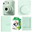Набор камера Fujifilm Instax Mini 12, Фотобумага 20шт, Чехол, Фотоальбом 108 фото, Фоторамка Зеленый - миниатюра 1