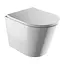 Унитаз Omnires Tampa rimless подвесное сиденье дюропласт TAMPAMWBP, Белый - миниатюра 1
