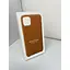 Оригинальный кожаный чехол Apple Leather Case для iPhone 11 Pro Max (6.5") Saddle Brown (MX0D2ZM/A) - миниатюра 4