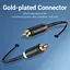 Кабель Audio 2RCA-2RCA Vention F/F 26К gold-plated 29 AWG 0.25m PVC Shell Black (BCMBD) - миниатюра 8