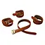 BDSM набір Lockink Hogtie Set коричневий - мініатюра 11