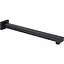 Кронштейн для верхнього душу Qtap Trubice 400 мм прямокутний QTTRU120BLM45929 Black matt Чорний матовий - мініатюра 1