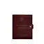 Кожаная обложка-портмоне для удостоверения офицера 11.0 бордовая - миниатюра 7