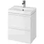 Тумба з умивальником Cersanit Moduo Slim 50 Білий UN509-040 - мініатюра 1