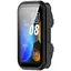 Чехол-накладка DK CDK для Huawei Band 10 Пластик Gloss Glass Full Cover (016251) (black) - миниатюра 3