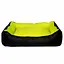 Лежак для собак Milord DONDURMA XL 95x70x2 см (чорний/лимон) - мініатюра 1