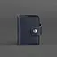 Кожаный кард-кейс 7.1 (Книжечка) темно-синий - миниатюра 6
