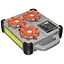 Комплект ліхтарів професійних Mactronic X-Flare (30 Lm) Red/Blue/Amber Recharg 12v/220V Magnetic Червоний - мініатюра 2