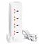 Сетевой фильтр-удлинитель Yiwu HP-5-9MF TOWER B24 2,8 м 12 розеток 3USB + 1PD LED-лампа белый  - миниатюра 8