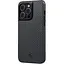 Оригинальный противоударный чехол для iPhone 14 Pro Pitaka Military Grade MagSafe MagEz 600D Black/Grey - миниатюра 1