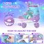 Роликові ковзани Nattork Cheery — Teal Purple - мініатюра 3