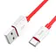 Кабель Hoco Type-C Magic silicone charging data cable X87 1 метр красный - миниатюра 1