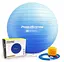 М'яч для фітнесу (фітбол) Power System PS-4011 Ø55 cm PRO Gymball Blue (PS-4011_55cm_Blue) - мініатюра 1