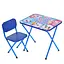Дитячий столик складаний зі стільчиком M 5971-4 синій - мініатюра 1
