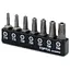 Набір біт Toptul TORX з отвором 1/4" 7од. (T10-T40) (GAAV0703) - мініатюра 1