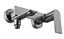 Смеситель для ванны Rea Storm gun grey настенный с изливом REA-B4585 Графит - миниатюра 3