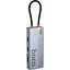 USB-хаб Hoco HB52 Wow 8-in-1 Deep Space Gray [140640] - миниатюра 5