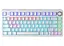 Клавиатура игровая проводная механическая Aula F75 Mechanical White KRGD Red switch ENG/UKR - миниатюра 3
