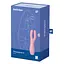 Вібратор для клітора Satisfyer Threesome 3 14 см світло-рожевий - мініатюра 3