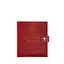 Кожаная обложка-портмоне для удостоверения офицера 11.0 красная - миниатюра 7