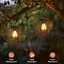 Солнечные фонари Ketom для подвешивания/стояния на открытом воздухе, упаковка из 2 ретро-светодиодных солнечных фонарей, IP65 - миниатюра 3