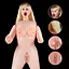 Секс-лялька LoveToy Silicone Boobie Super Love Doll 152 см блондинка - мініатюра 6