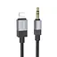 Кабель Hoco UPA32A Lightning to разъему 3.5 мм 1 м черный - миниатюра 3