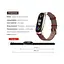 Шкіряний ремінець MiJobs для фітнес-браслета Xiaomi Mi Band 7 Type C червоний, тримач - золотистий - мініатюра 5