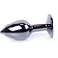 Анальна пробка Boss Of Toys Boss Series - Jewellery Dark Silver Plug Black S, BS6400029, Срібний / Чорний - мініатюра 5