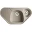 Гранітна кухонна мийка Romzha Elegancia 95B Gri (802) кутова - мініатюра 1