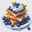 Картина по номерам "Черничный десерт" Art Craft 12041-AC 40х40 см - миниатюра 1