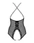 Сетчатое боди с открытыми ягодицами Obsessive 841-TED-1 teddy черный S/M - миниатюра 6