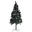 Новогодняя искусственная елка 210 см C 64105, разборная, украшенная глиттером, зеленая - миниатюра 1
