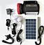 Переносной фонарь прожектор Yajia YJ-1908T аккумуляторная мощная солнечная панель три лампы - миниатюра 7